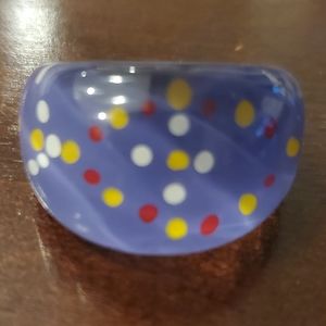 Vintage lucite ring